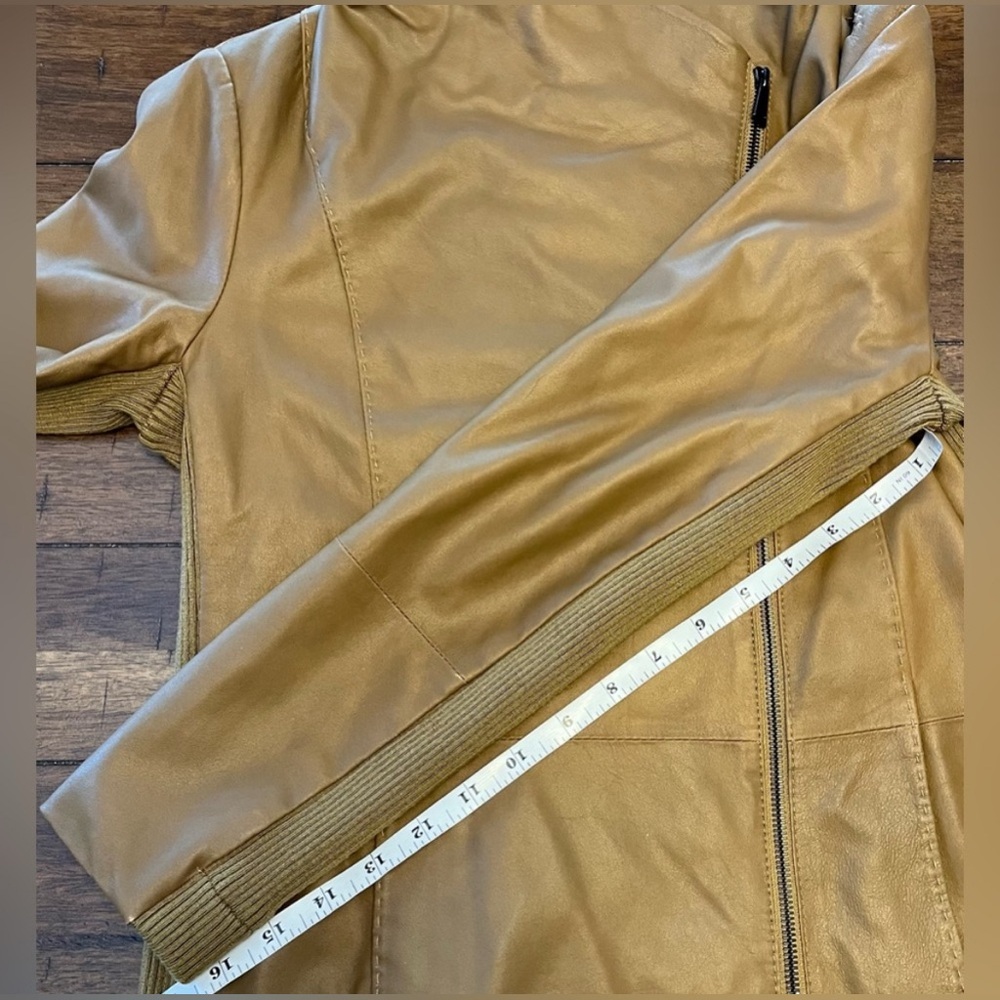 Vince Leather Moto Style  Jacket Size Medium - Picture 8 of 12